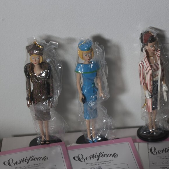 1995 Ashton-Drake Barbie Classic Ornaments Set of 12 with COAs - Picture 3 of 7